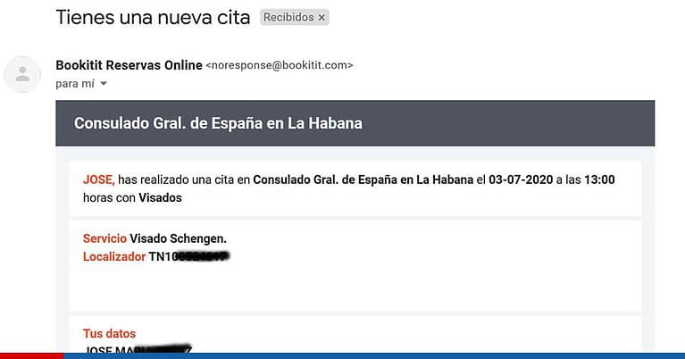 Solicite cita para visado Consulado de España en La Habana