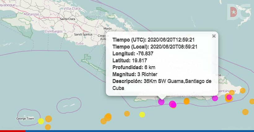 Reportan Sismo En La Regi N Oriental De Cuba