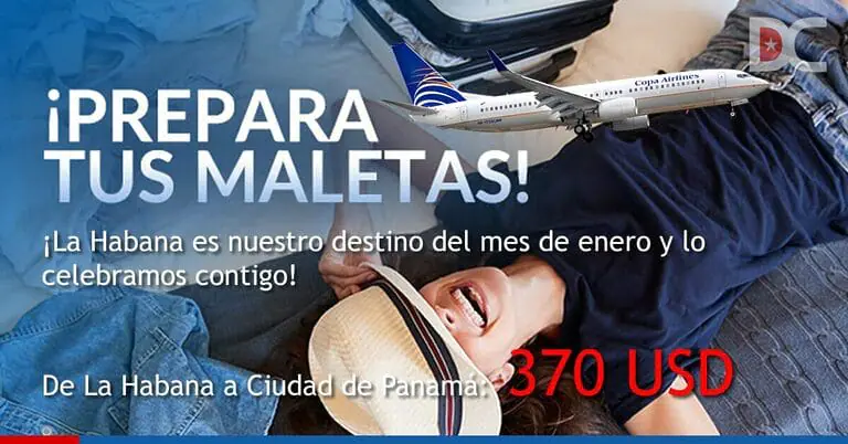 Superoferta de Copa Airlines para viajeros cubanos