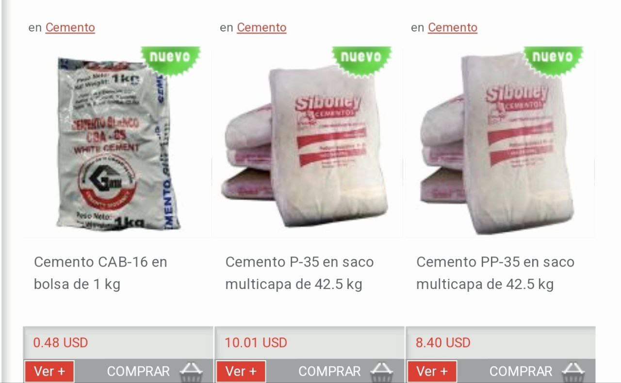 Distribuidor cemento cola paquete 1kg