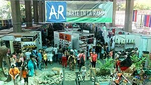 Regresa popular feria capitalina Arte en la Rampa