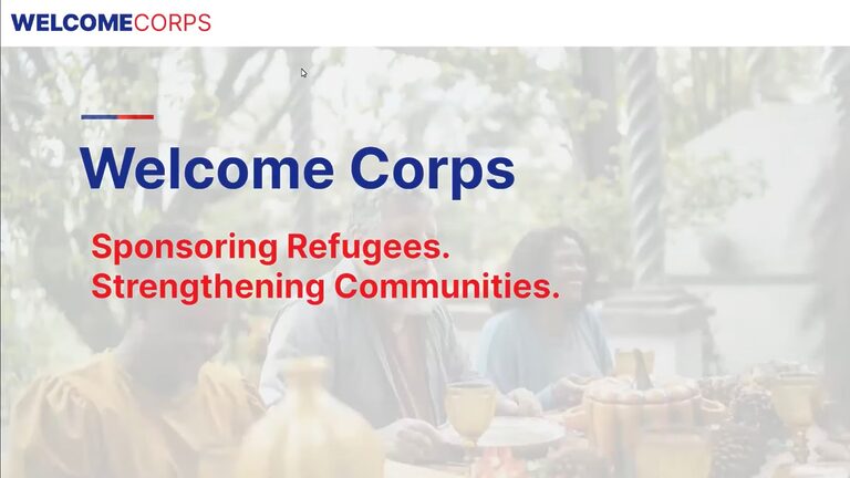 Así es el programa para patrocinar en grupo a refugiados, Welcome Corps