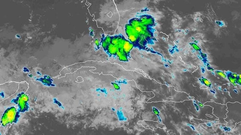 La Habana: más de 50 milímetros de lluvia en solo 3 horas. El tiempo para hoy en Cuba