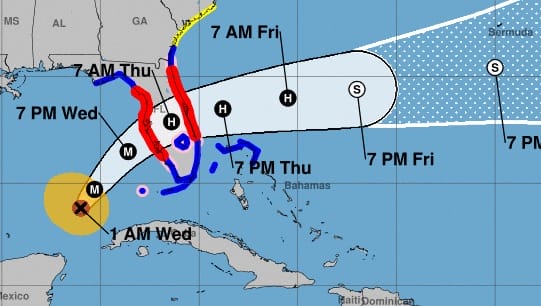 dentro nhc hoy 9 octubre