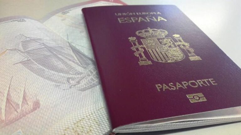 nacionalidad española pasaporte