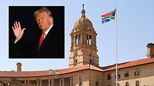 trump sudafrica refugio