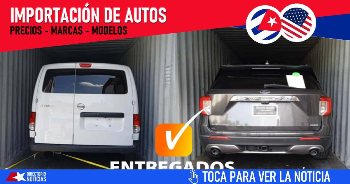 Novedades en la importación de autos a Cuba desde Estados Unidos