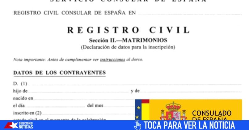 Why can they deny you the registration of your Spanish marriage in Cuba?
 2024-08-06 12:44:01