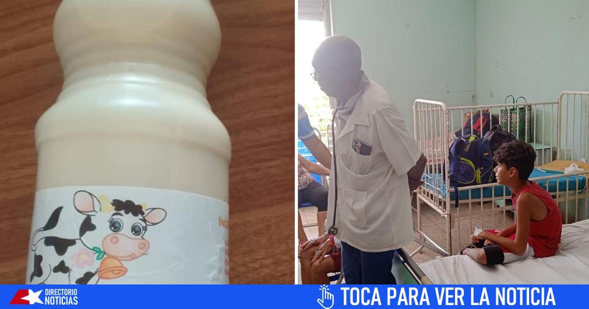 Alert and confirmation of poisoning of people in Cuba due to consumption of this condensed milk