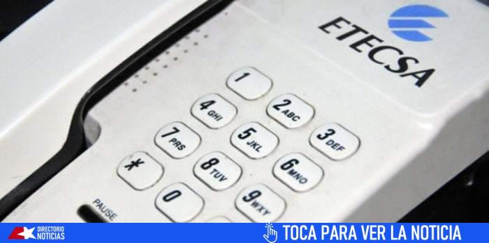 ETECSA sells these landlines in Cuba. August prices