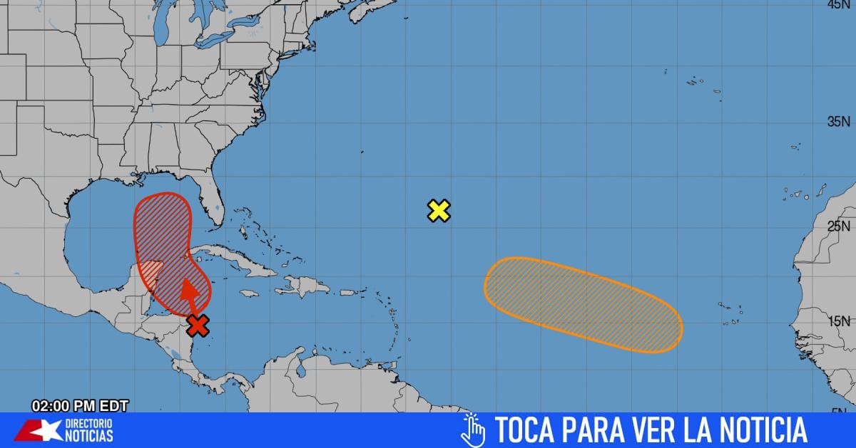 Possible formation of a tropical cyclone in the northwestern Caribbean Sea and the Gulf of Mexico