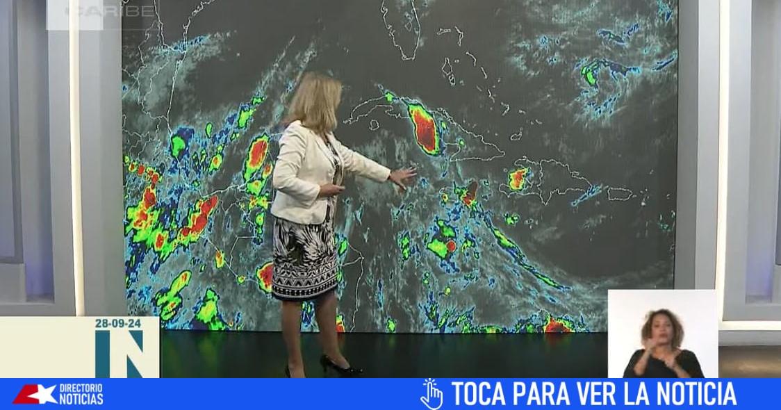 High probability of rain in western and central Cuba for this Sunday