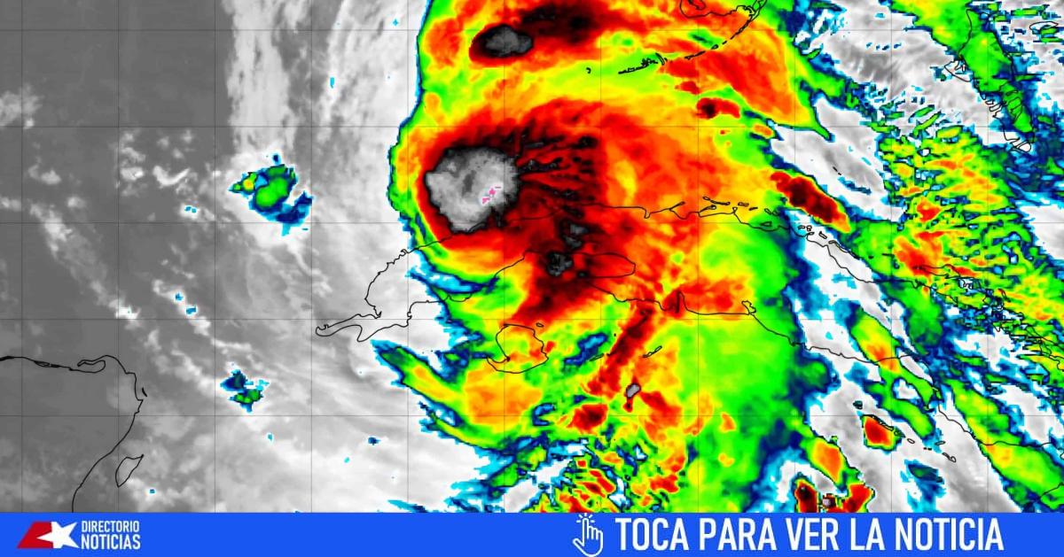 Impact on Cuba and advance towards the Gulf of Mexico