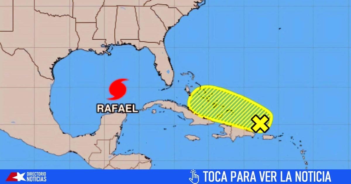 NHC warns about a new system with possibilities of cyclonic development east of Cuba